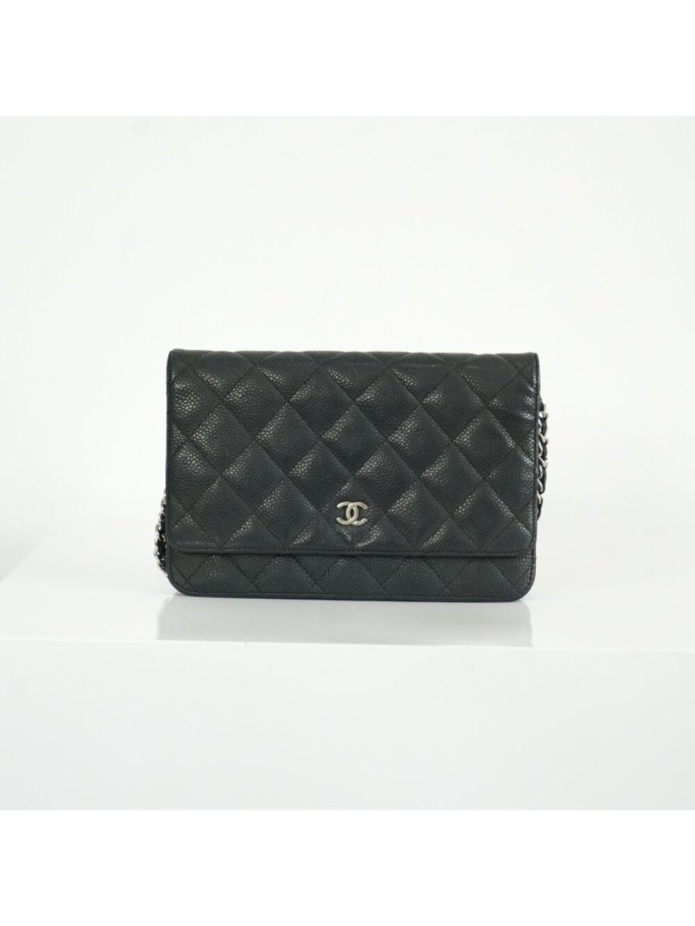 Chanel Caviar Quilted Wallet On Chain